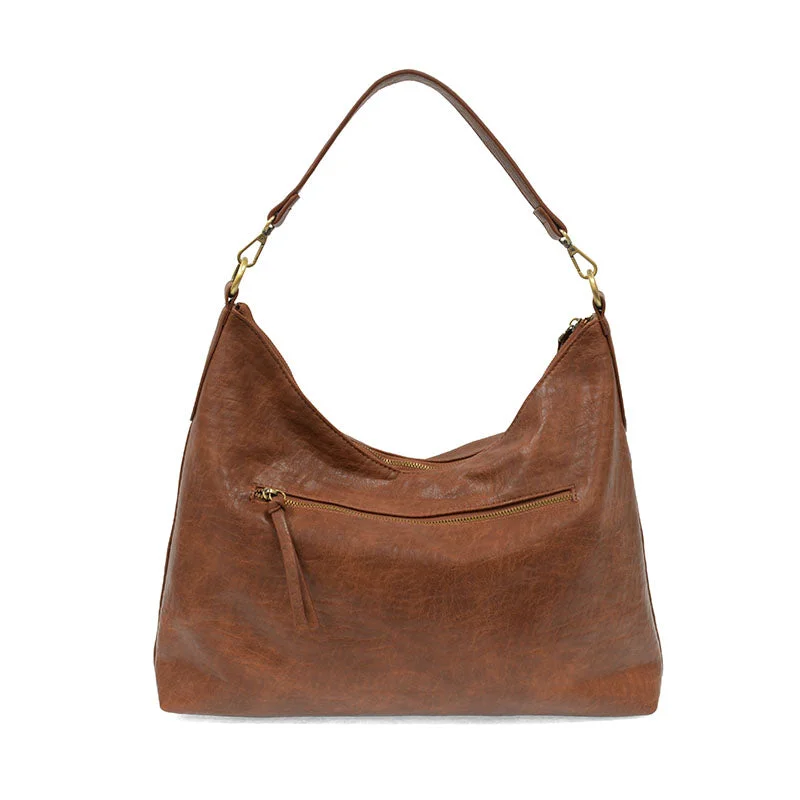 Slouchy Hobo Bag - L8132-02-SADDLE   Women's