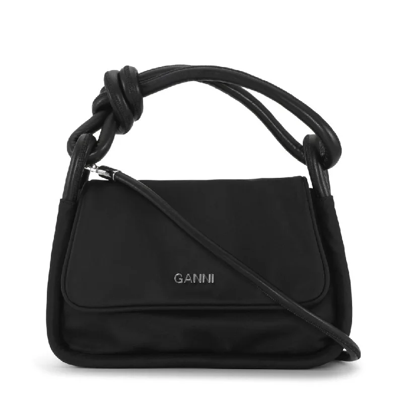 Knot Flap Over Bag (Black)