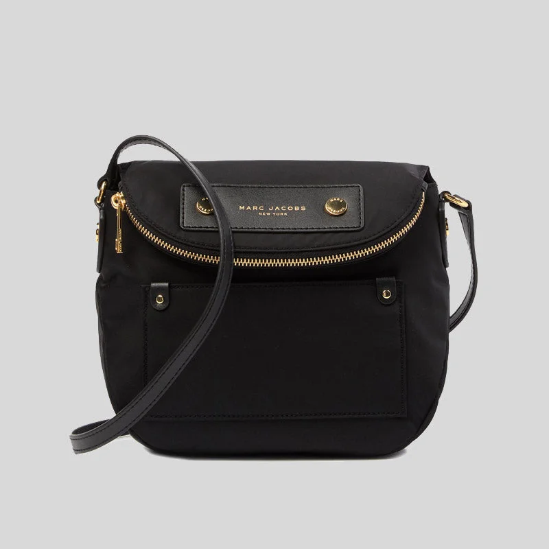 Marc Jacobs Preppy Nylon Mini Natasha Crossbody Bag Black RS-M0012909