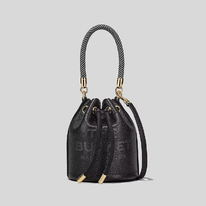 Marc Jacobs The Leather Mini Bucket Bag Black RS-2S3HCR058H03