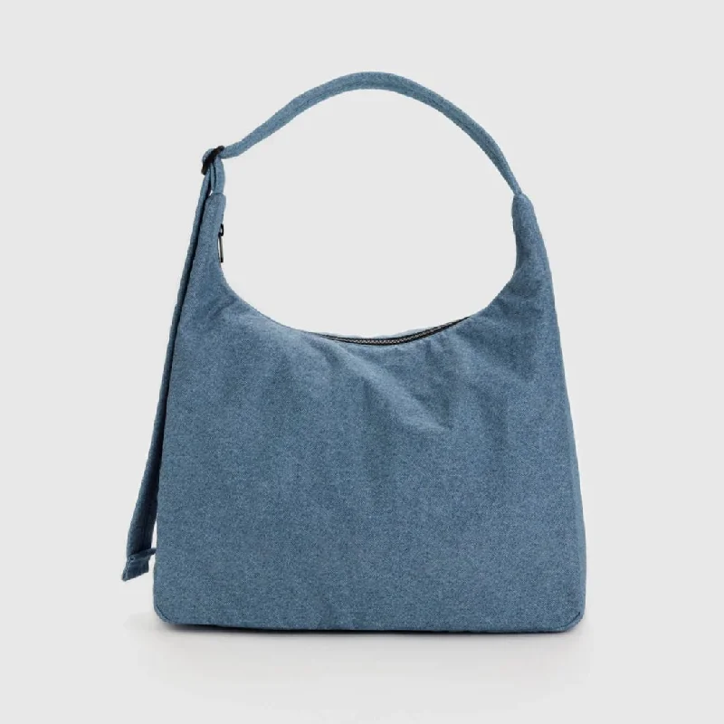 Nylon Shoulder Bag (Digital Denim)