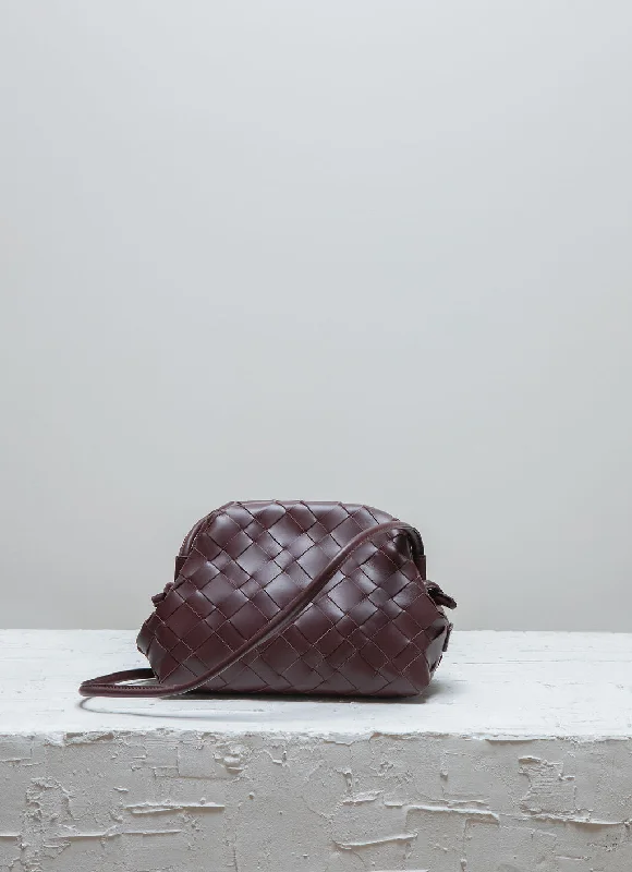 AIMEE Dark Maroon Clutch