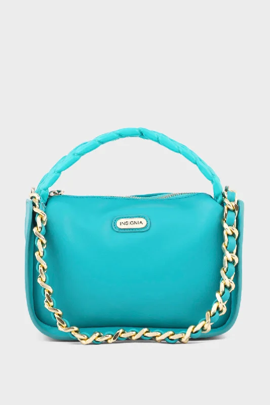 Cross Shoulder Bags BS2049-Teal Green