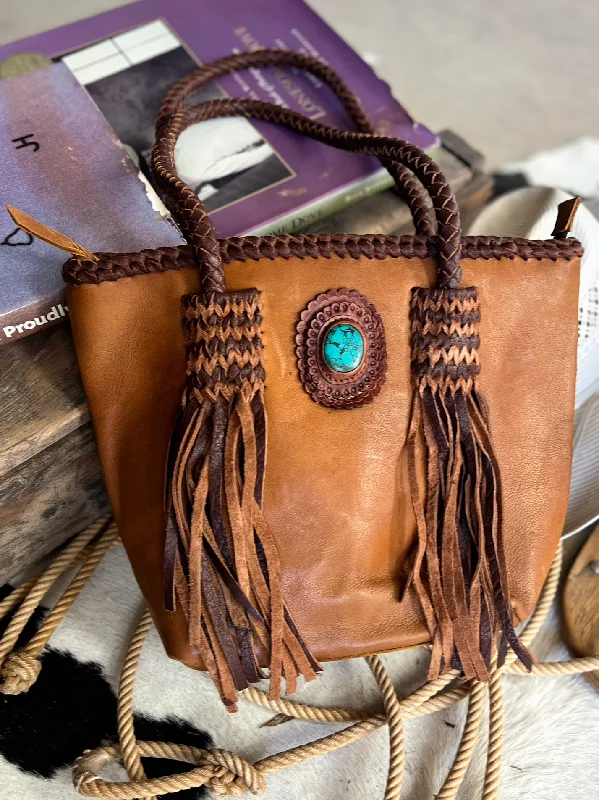 Darling With Braids And Fringe Bag