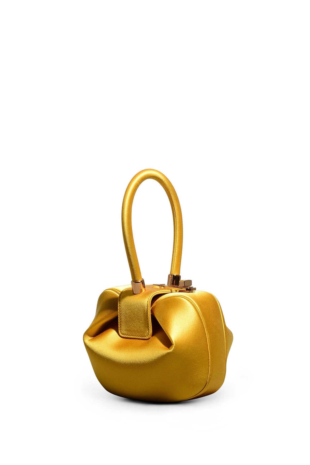 Demi Bag in Amber Satin