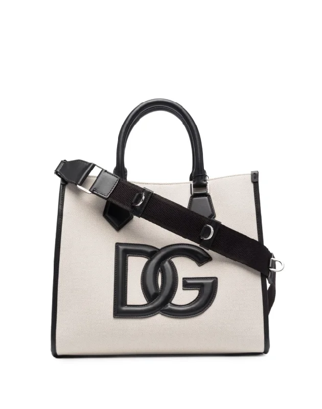 Dolce & Gabbana logo-patch shopper bag