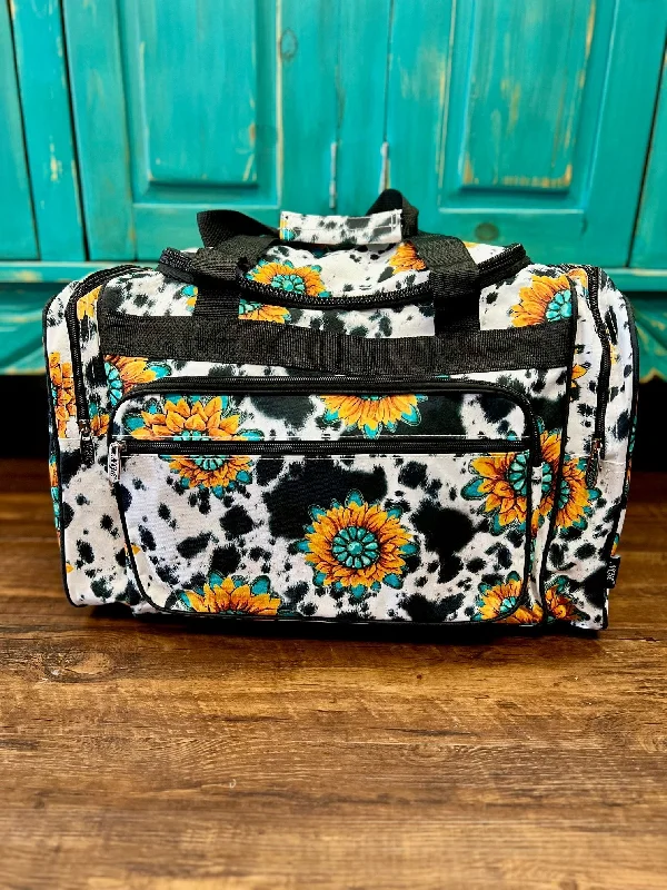 Herd in Sunflowers Small Duffle Bag