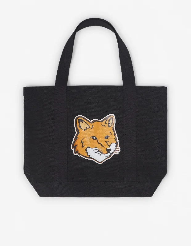 Fox Head Tote Bag Black