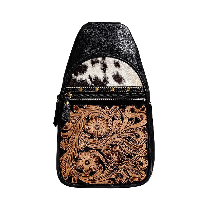 Old Mill Trail Hand-tooled Fanny Pack Bag