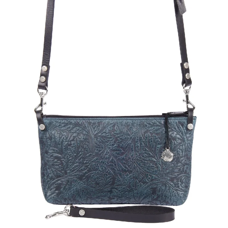 Paula Crossbody / Wristlet, Acanthus Leaf Adventure