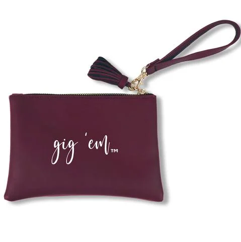 Texas A&M Wristlet