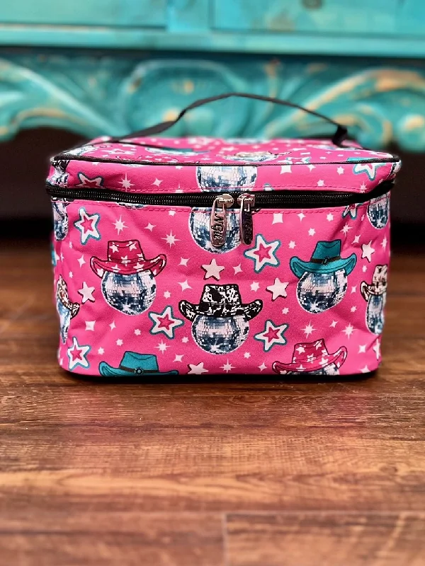 The Disco Cowgirl Large Cosmetic Case