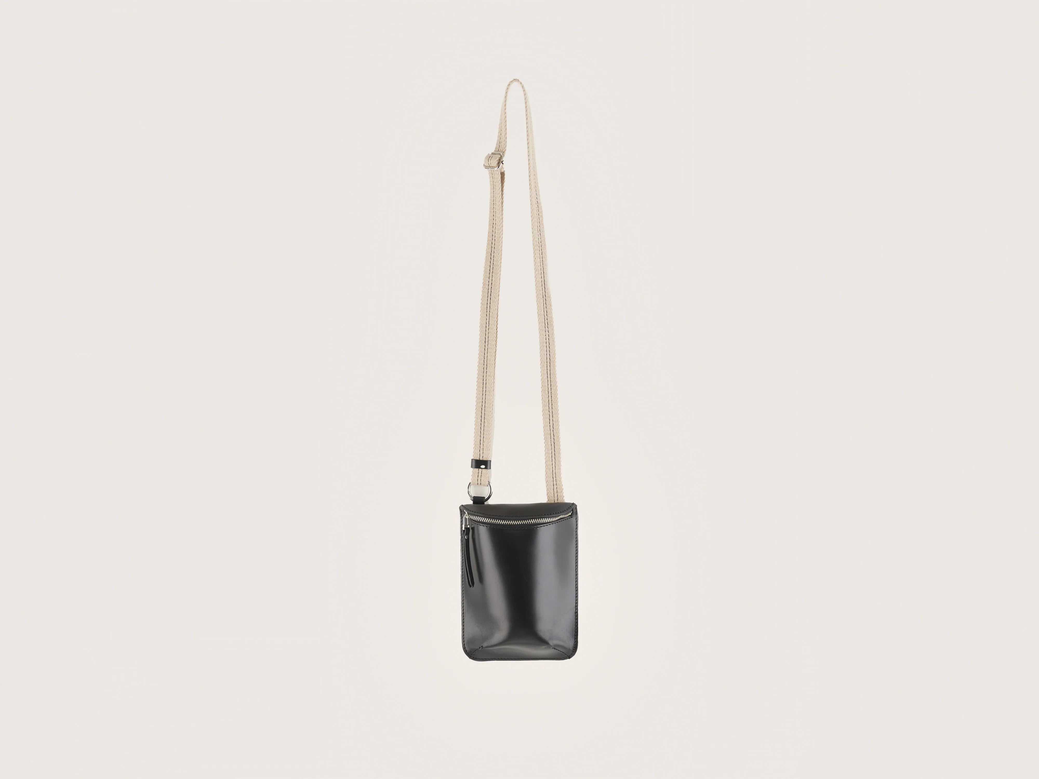 Shone zip-top mini bag (242 / W / BLACK)